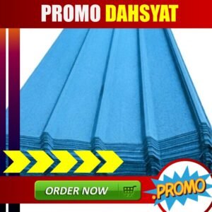 atap spandek pasir warna biru