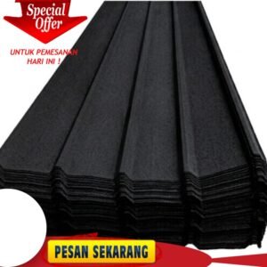 atap spandek pasir warna hitam