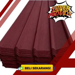 atap spandek pasir warna merah