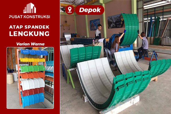 Harga Atap Spandek Lengkung Depok Harga Atap Spandek Lengkung Depok