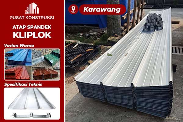 Harga Atap Spandek Kliplok Karawang Harga Atap Spandek Kliplok Karawang