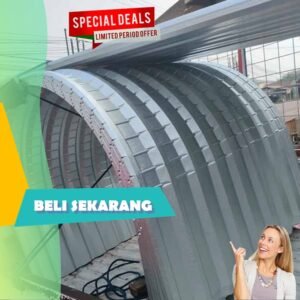 harga spandek lengkung bekasi