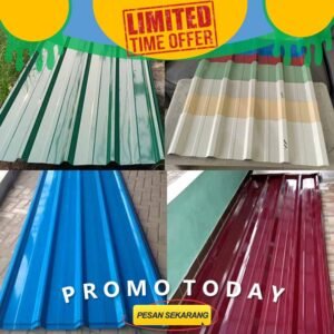 harga spandek warna kuningan
