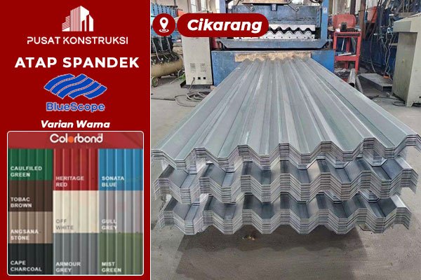 Harga Atap Spandek Bluescope Cikarang Harga Atap Spandek Bluescope Cikarang