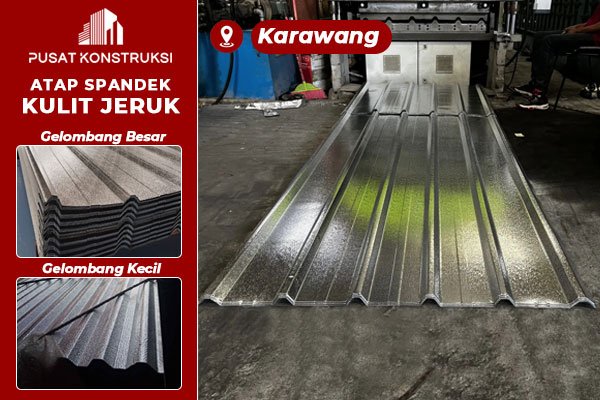 Harga Atap Spandek Alumunium Kulit Jeruk Karawang Harga Atap Spandek Alumunium Kulit Jeruk Karawang