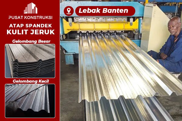 Harga Atap Spandek Alumunium Kulit Jeruk Lebak Banten Harga Atap Spandek Alumunium Kulit Jeruk Lebak Banten