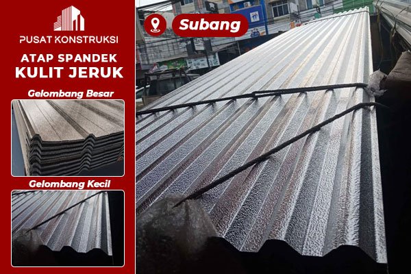 Harga Atap Spandek Alumunium Kulit Jeruk Subang Harga Atap Spandek Alumunium Kulit Jeruk Subang
