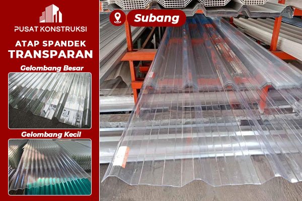 Harga Atap Spandek Transparan Subang Harga Atap Spandek Transparan Subang