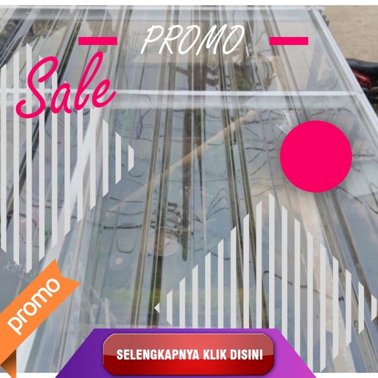 harga spandek transparan ciamis